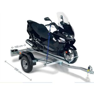 Remorque porte-moto Norauto PM1 – 1 moto, 350 kg
